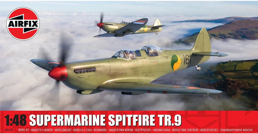 Airfix Supermarine Spitfire TR.9 1:48 Scale Plastic Model Airplane Kit A05143