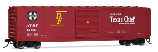 HR6662B ATSF, sliding door boxcar "Texas Chief" without roof walkway, #12821
