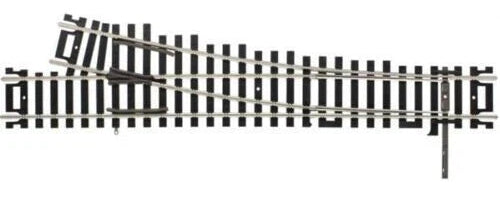 Atlas 392 Mark V #4 Turnout - Right Turnout Black Ties Code 100 HO Scale