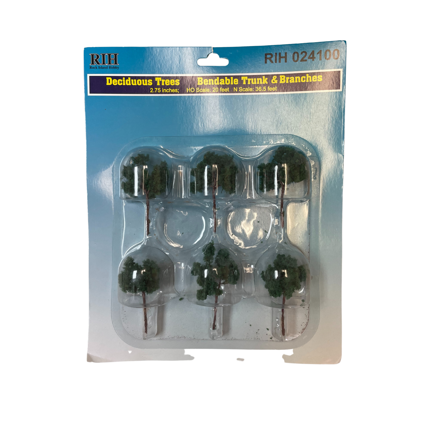 HO scale model tree deciduous trees 