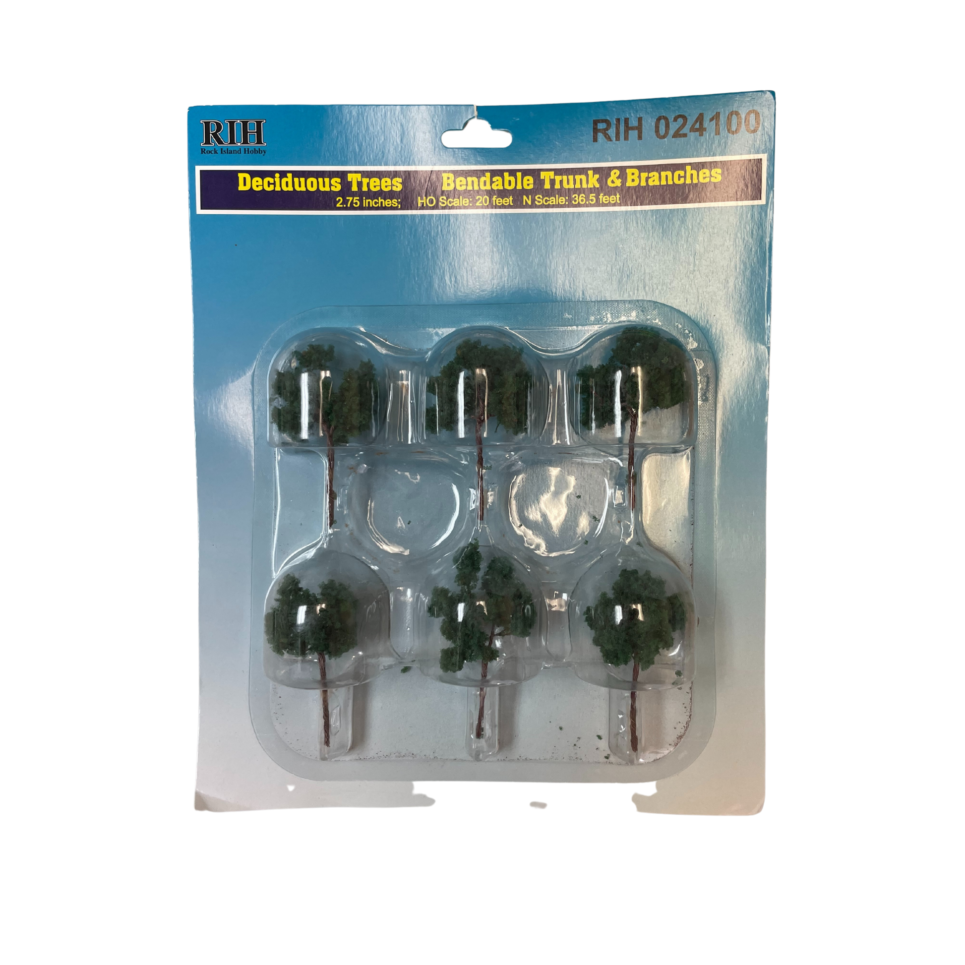 HO scale model tree deciduous trees 