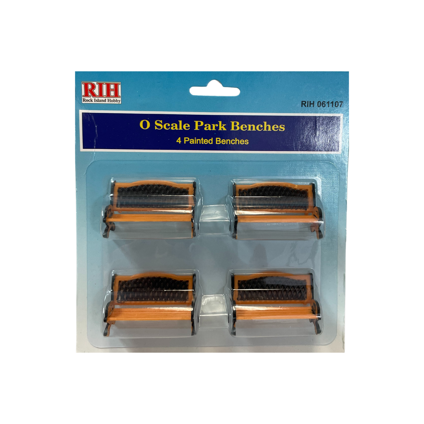 O Scale Park Benches