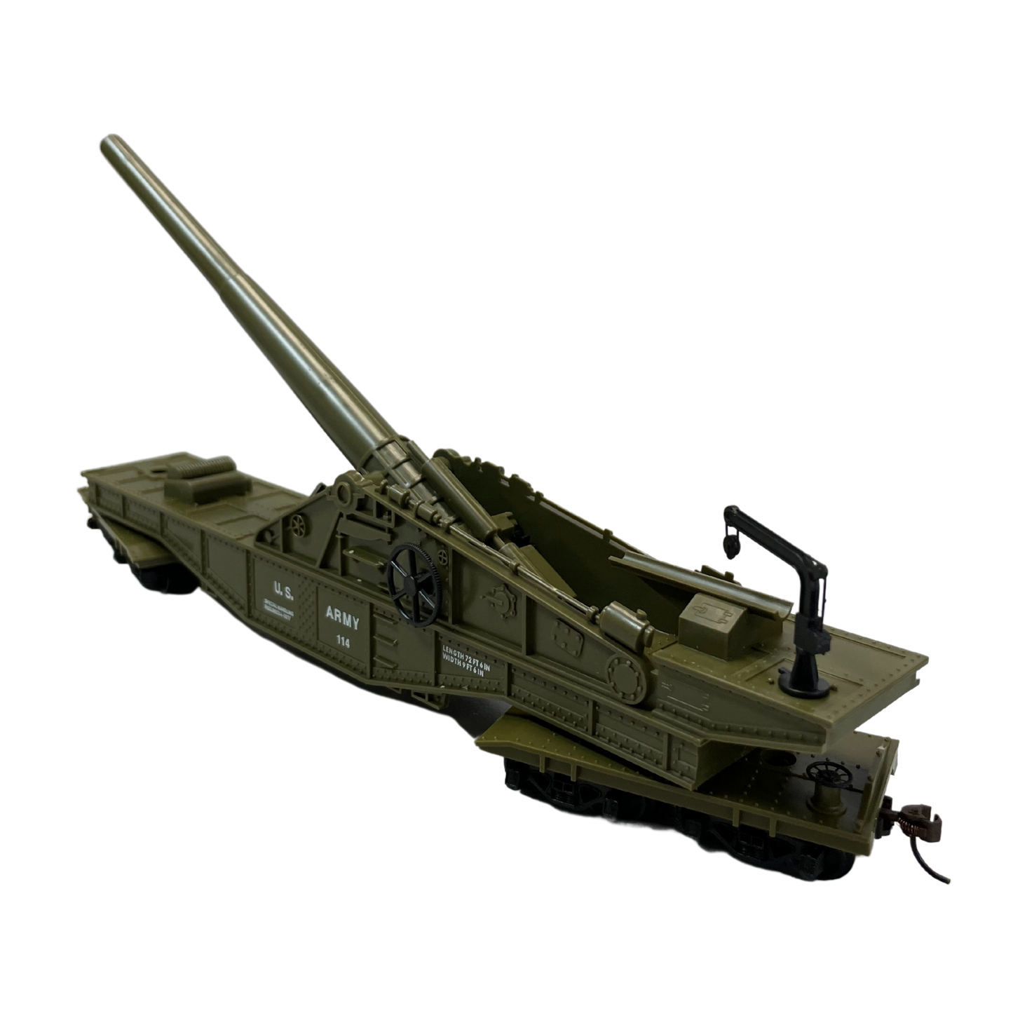 HO Scale US Army Big Gun Car