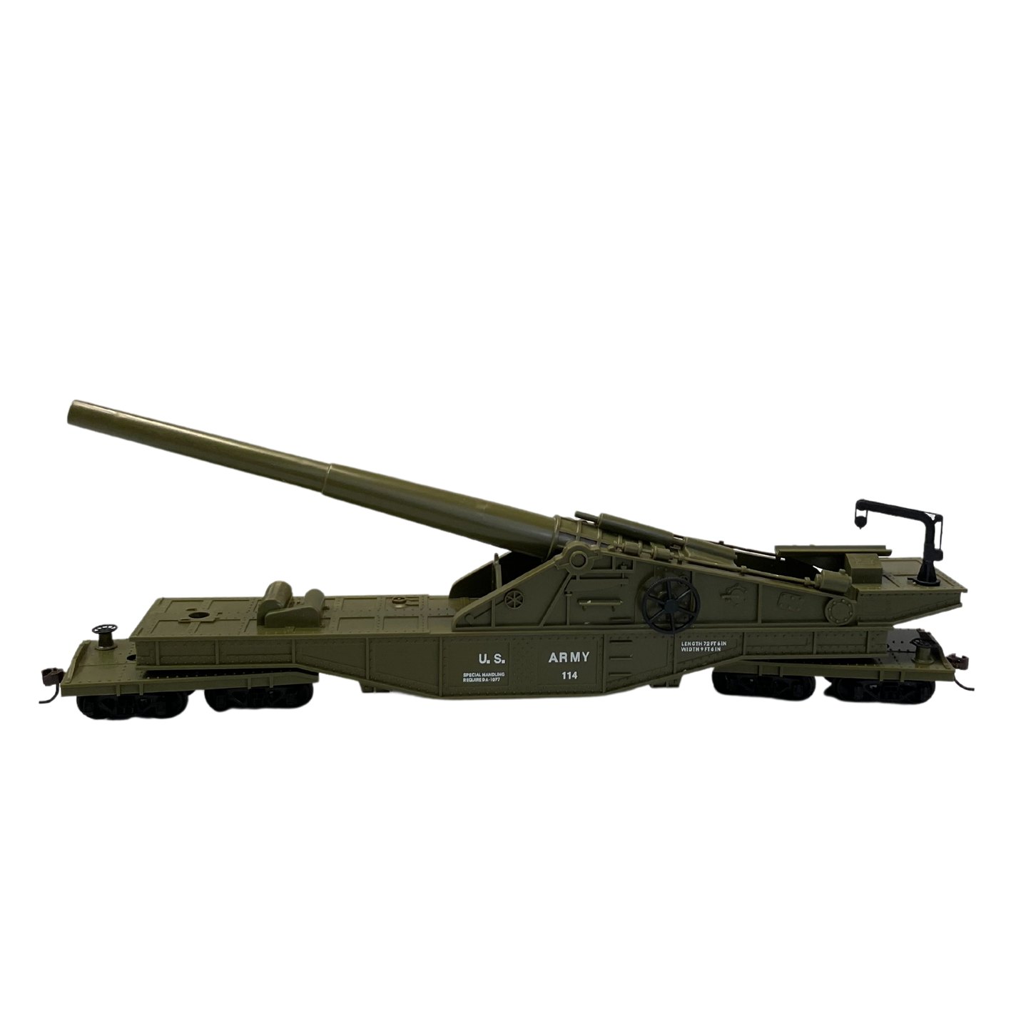 HO Scale US Army Big Gun Car
