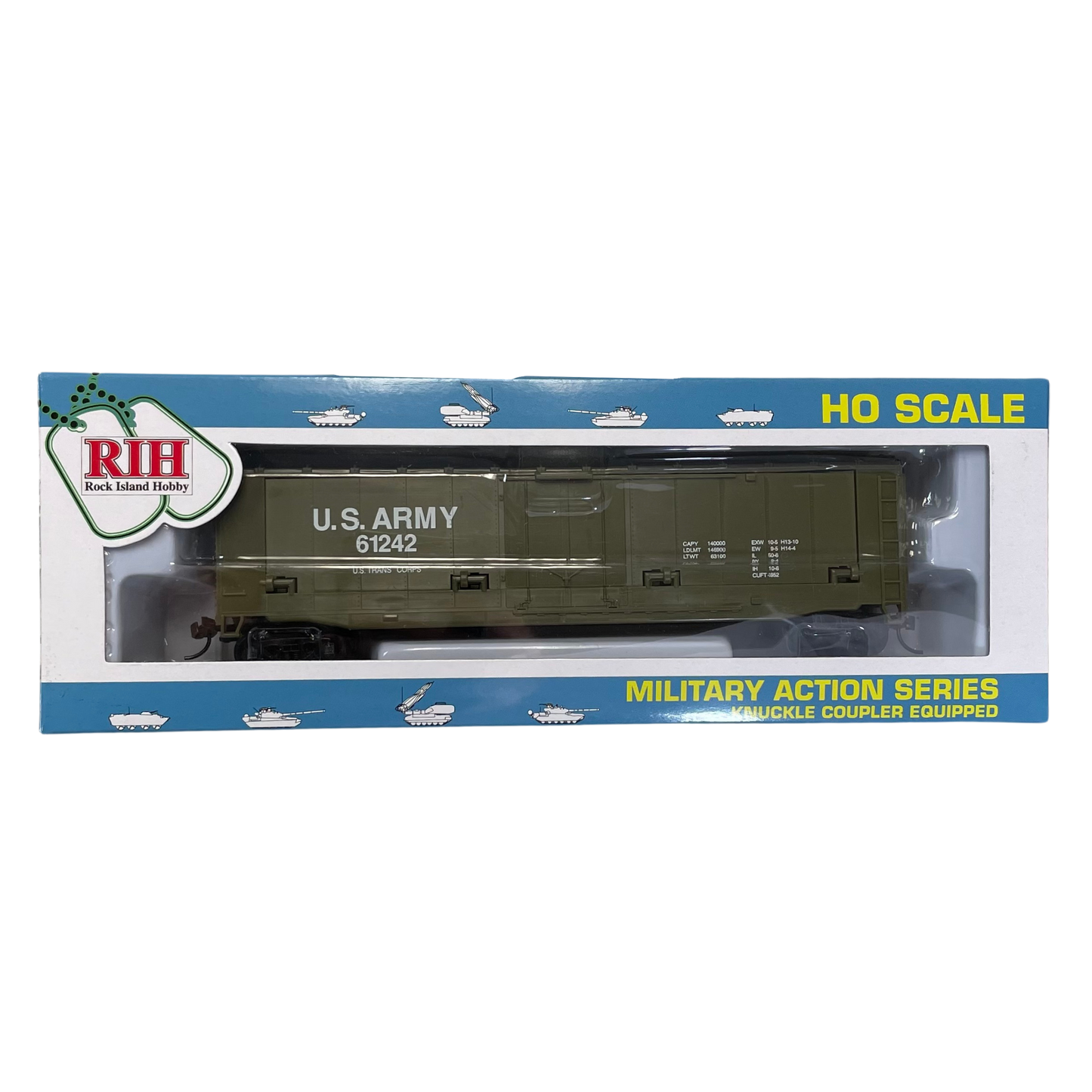 HO Scale US Army Exploding Car