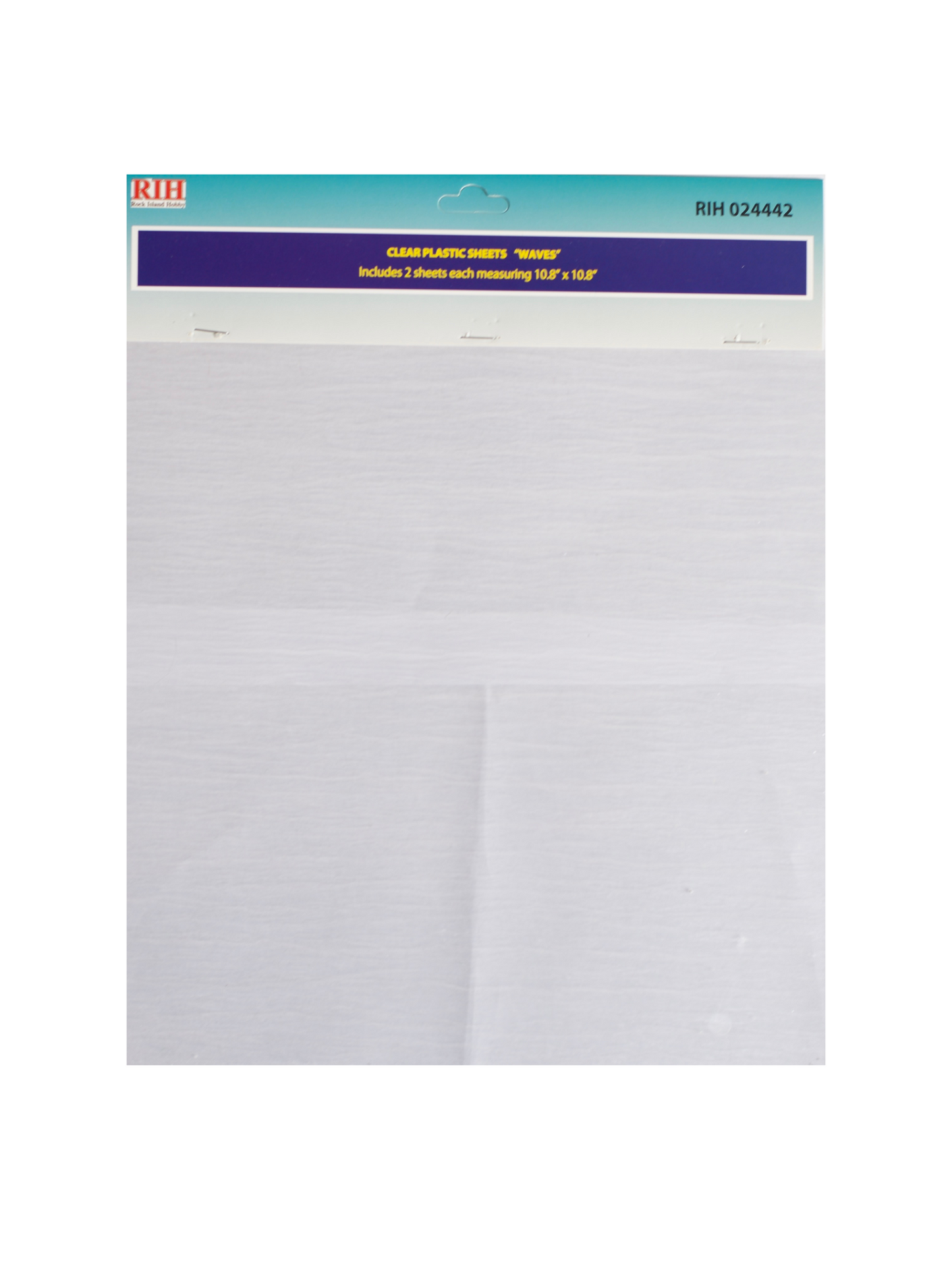 Clear Plastic Sheets “Small Waves” – Rock Island Hobby